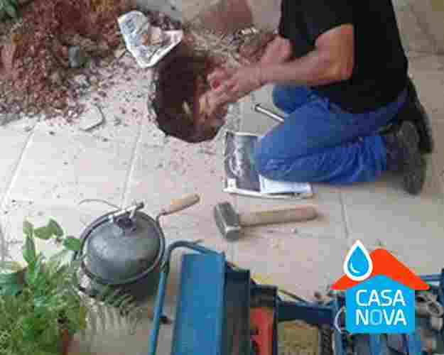 Solução em reparo de ar na tubulacao água na Zona Leste