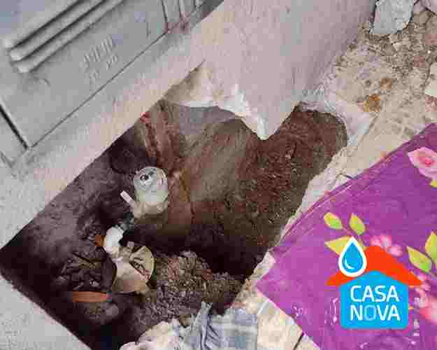 Caça vazamento de água na parede, solo, teto, laje e coluna casa nova